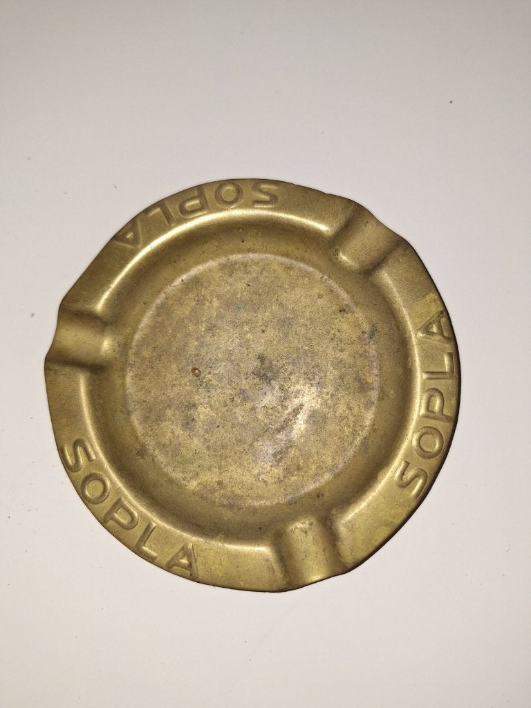 Koperen Asbak 11 cm doorsnede, Antiek en Kunst, Antiek | Koper en Brons, Ophalen, Koper