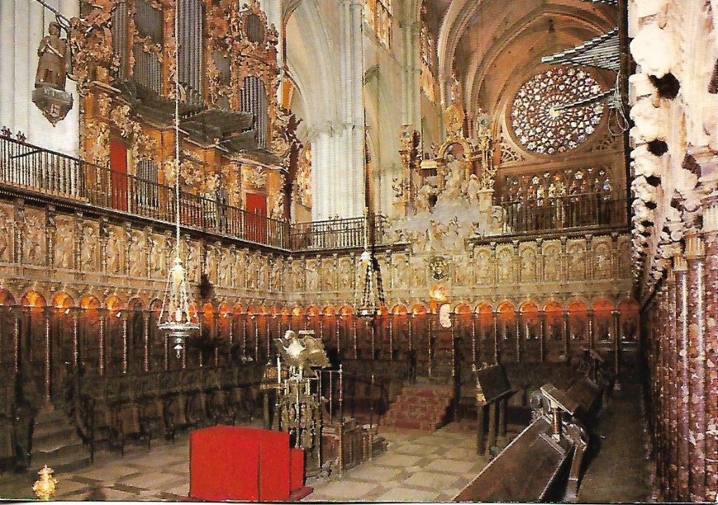 Spanje- -Toledo, interieur kathedraal., Verzenden, 1980 tot heden, Ongelopen, Spanje