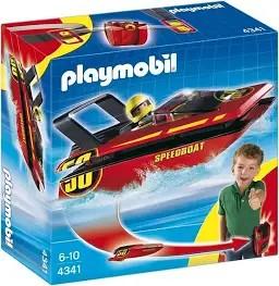 Playmobil 4341 Meeneem speedboot met coureur, Ophalen of Verzenden, Gebruikt