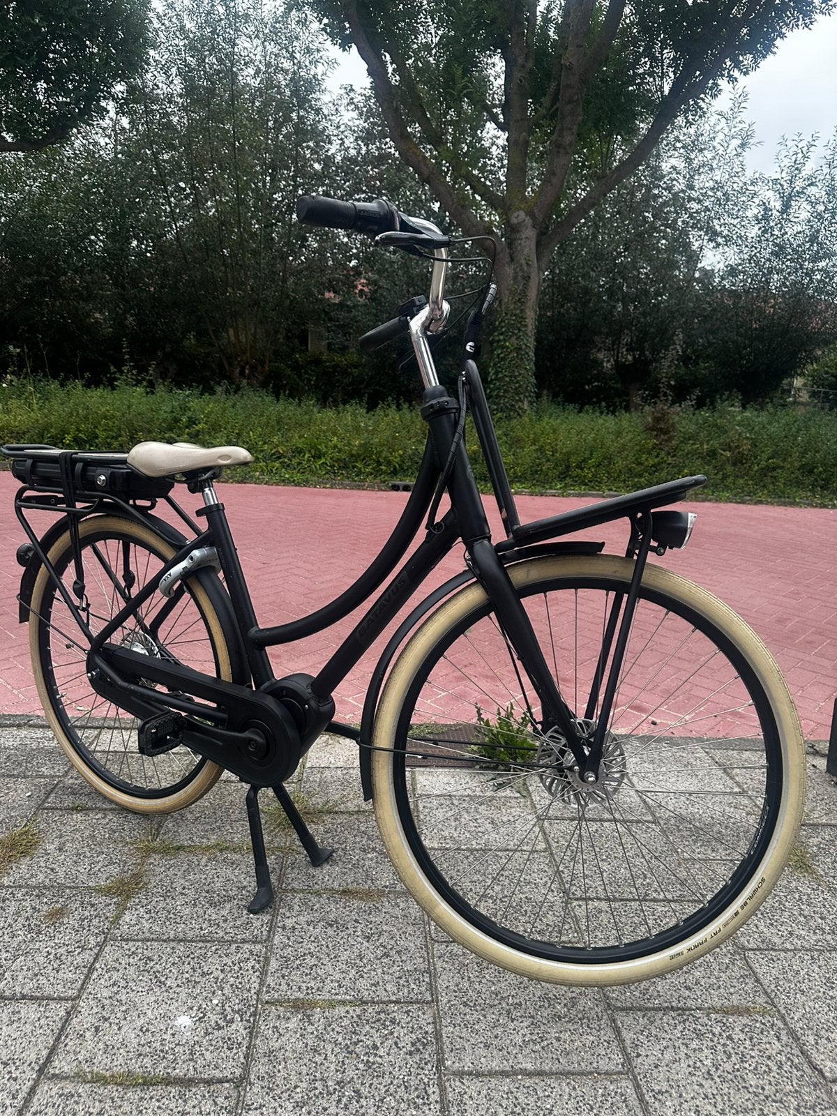 Batavus packd 48cm elektrische transport fiets middenmotor, Fietsen en Brommers, 47 tot 50 cm, Ophalen of Verzenden, Zo goed als nieuw
