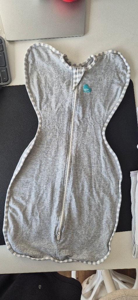 Love To Dream Swaddle Up Slaapzak Grijs Maat S, Zo goed als nieuw, Grijs, Slaapzak, Overige merken
