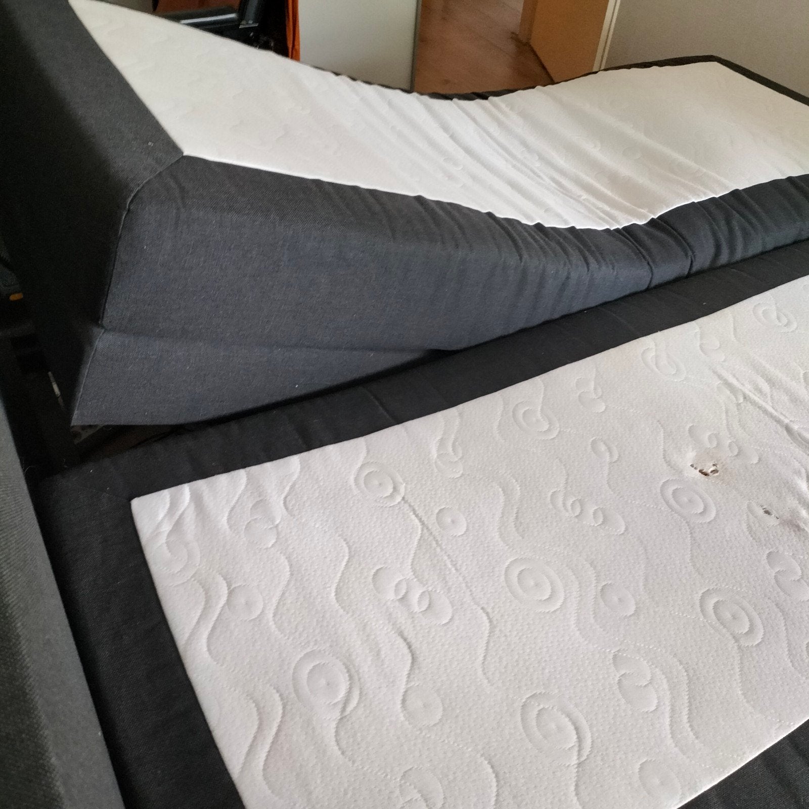 Nog zeer nette electrische boxspring., Ophalen, 210 cm, Tweepersoons, Zo goed als nieuw