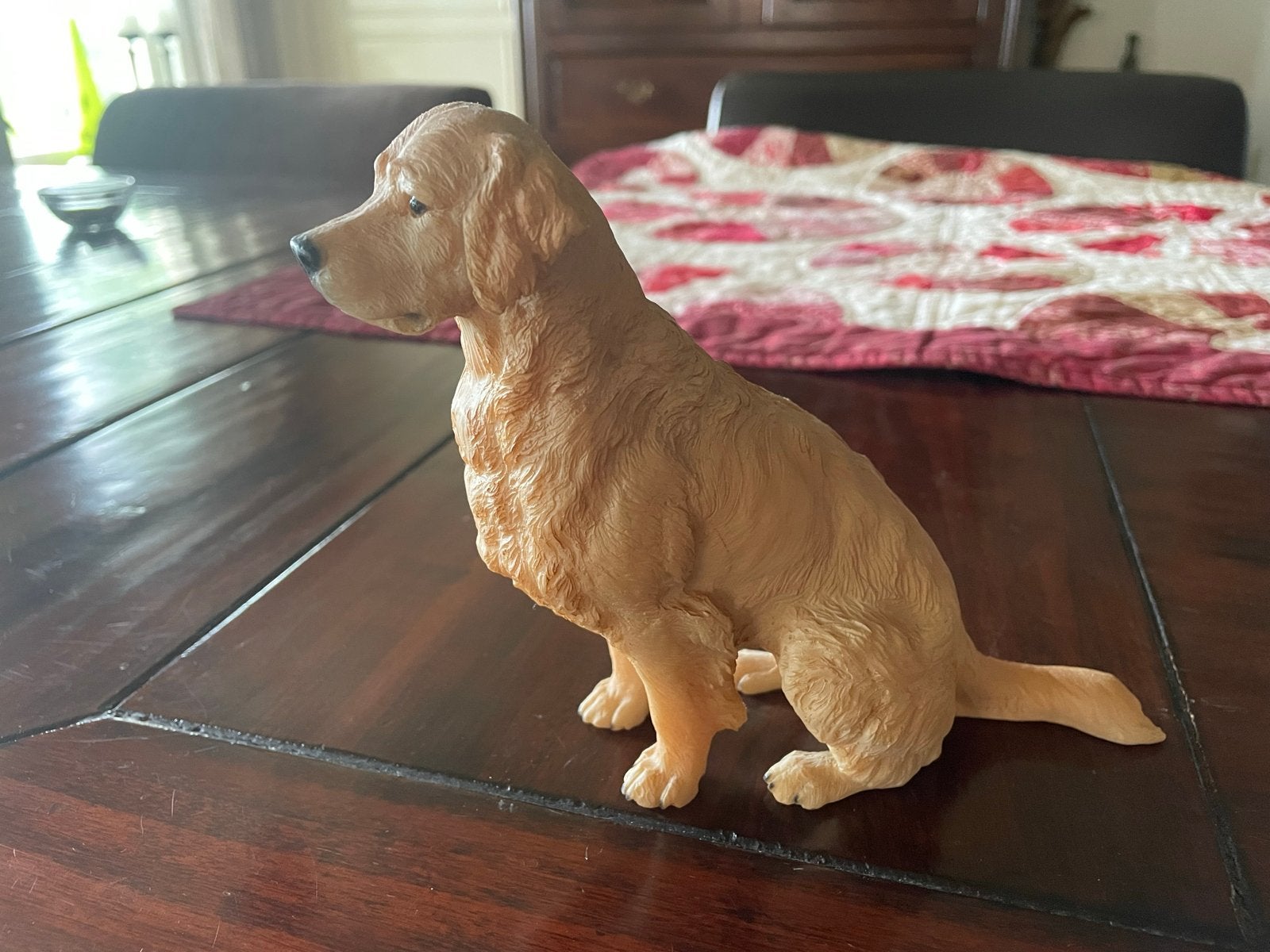 Realistisch Golden Retriever beeldje van hars, Verzamelen, Beelden en Beeldjes, Ophalen of Verzenden, Nieuw, Dier