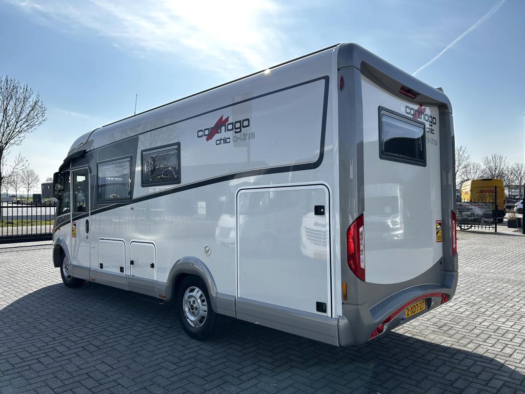 Carthago Chic C Line i 4.2 Automaat/Dwarsbed/Hefbed/Euro-5, Caravans en Kamperen, Campers, Fiat, Bedrijf, Diesel, Carthago