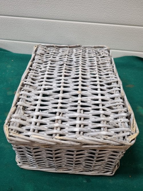 rieten mand grijs, Huis en Inrichting, Ophalen of Verzenden, 'T Olde Gre-j, Info@toldegrej.nl, Endepoelstraat 20f Didam