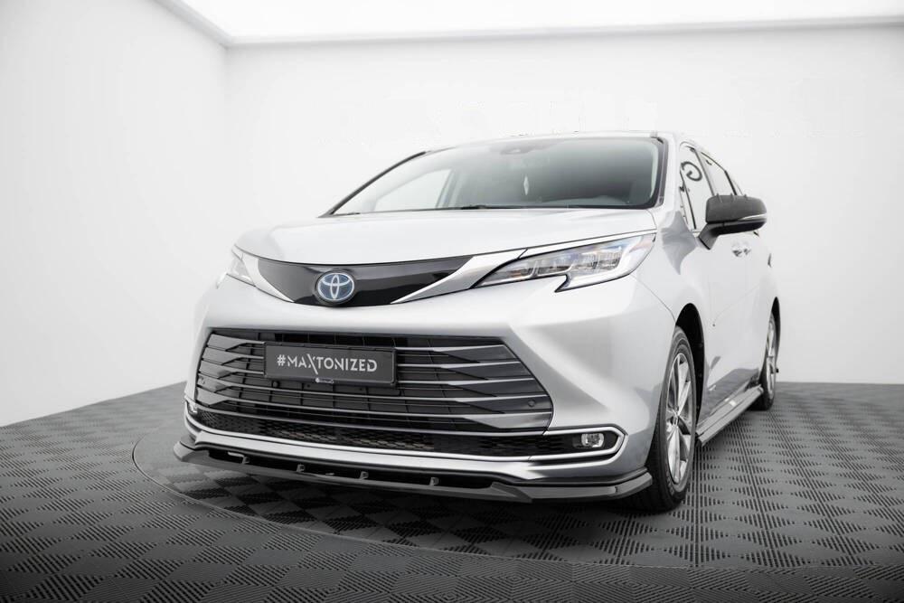 Voorlip spoiler sideskirt diffuser - Toyota Sienna 2020+, Ophalen of Verzenden