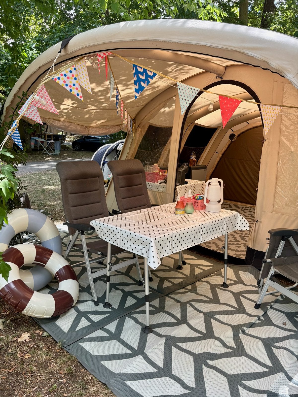 Obelink Miami Easy air 2021 6pers, Caravans en Kamperen, Ophalen, Gebruikt, Meer dan 6