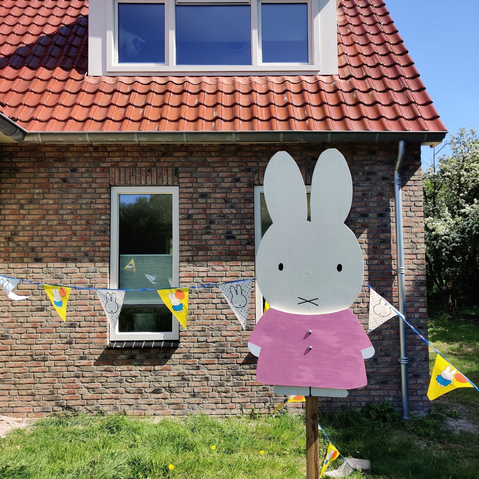 Groot Nijntje geboortebord 122cm, Ophalen, Nieuw