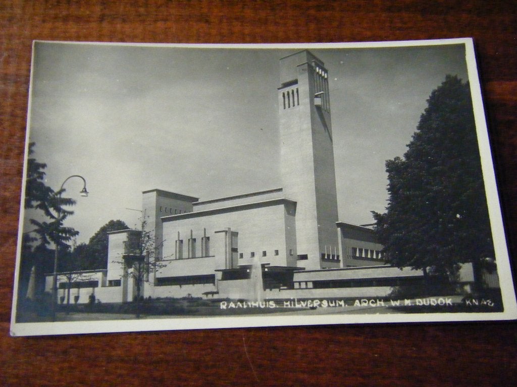 E40 - Hilversum - Raadhuis - FOTOKAART - Mooi/Oud, Ophalen of Verzenden, 1940 tot 1960, Noord-Holland