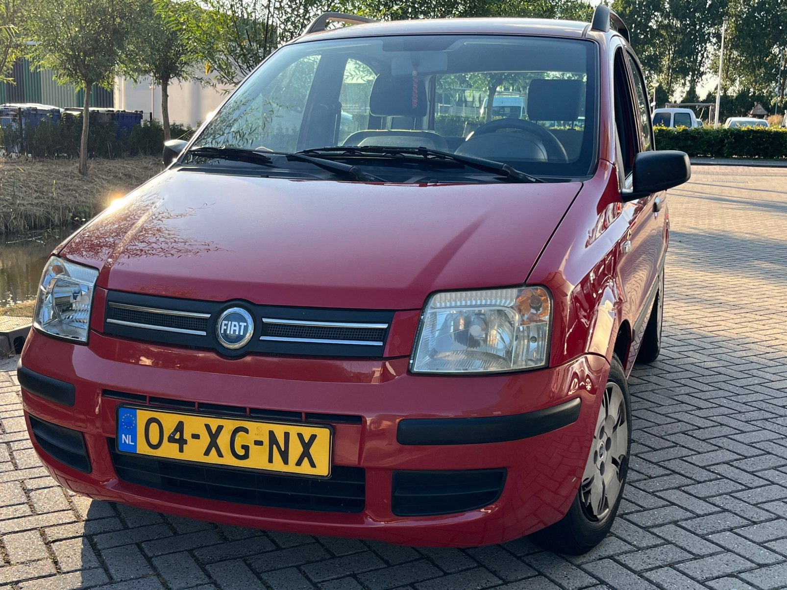 Fiat Panda 1.2 AUTOMAAT 2007 Rood / ELECTR RAMEN / APK / NAP, Voorwielaandrijving, 840 kg, Origineel Nederlands, Bedrijf