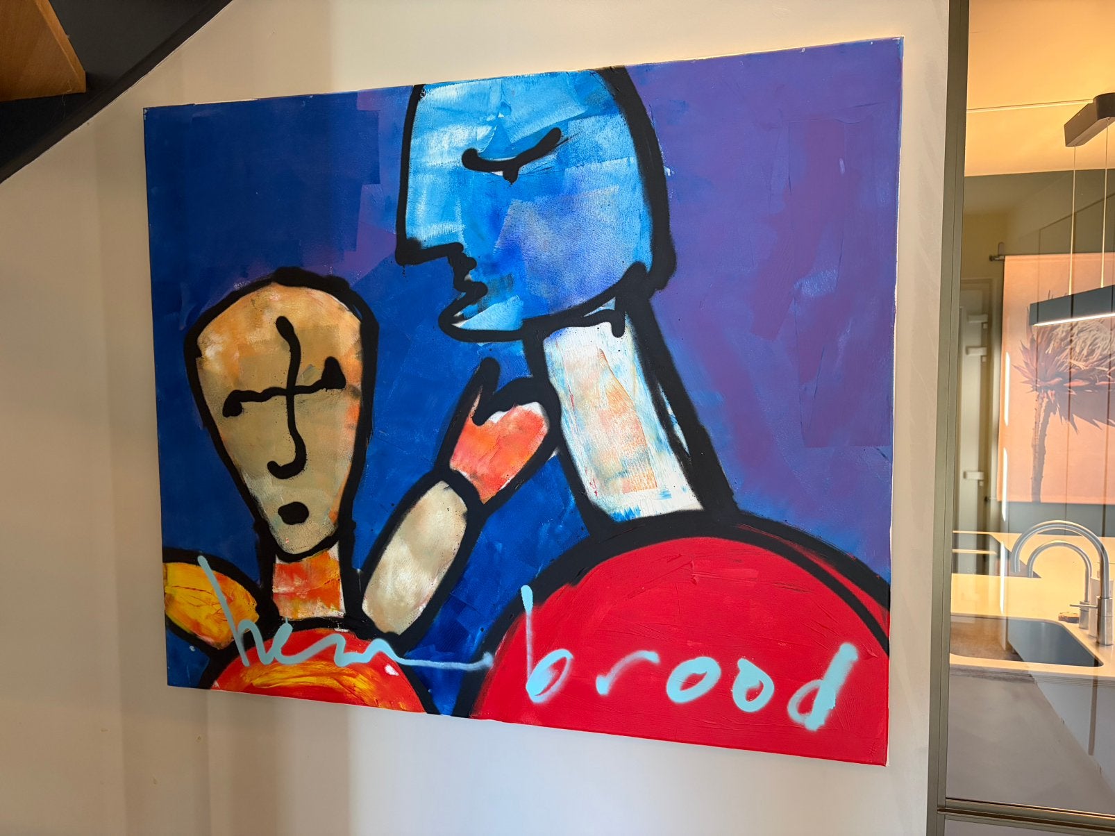 Herman Brood schilderij., Ophalen