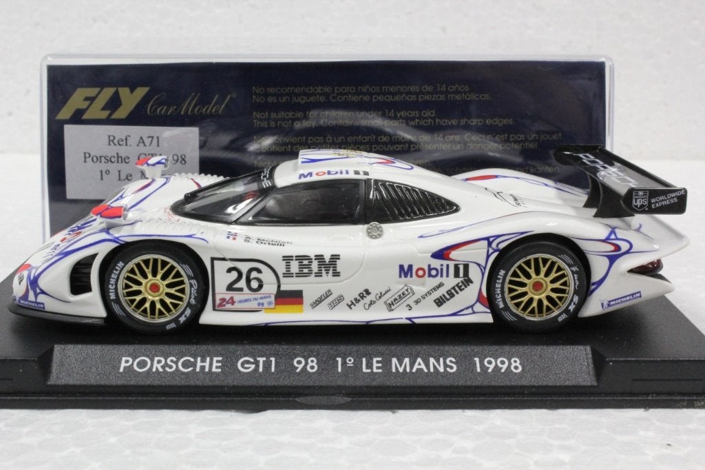 Fly A71 slot car Porsche 911 GT1 98 #26 winner Le Mans 1998, Overige merken, Fly, Nieuw, Ophalen of Verzenden