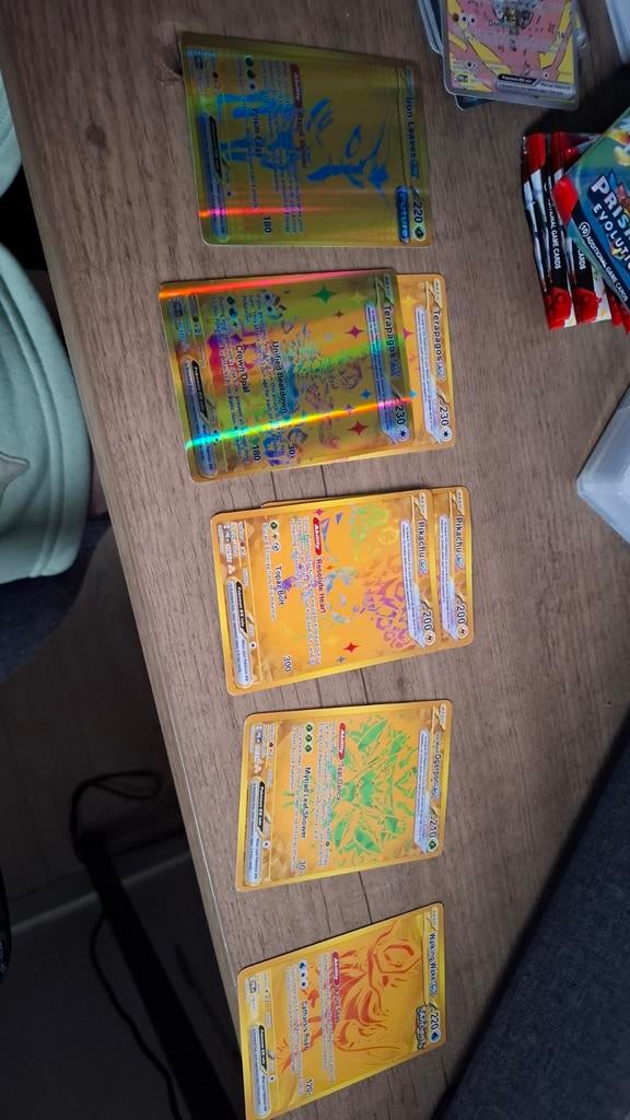 Pokémon TCG Gouden Kaarten Set, Ophalen of Verzenden, Zo goed als nieuw, Meerdere kaarten, Foil