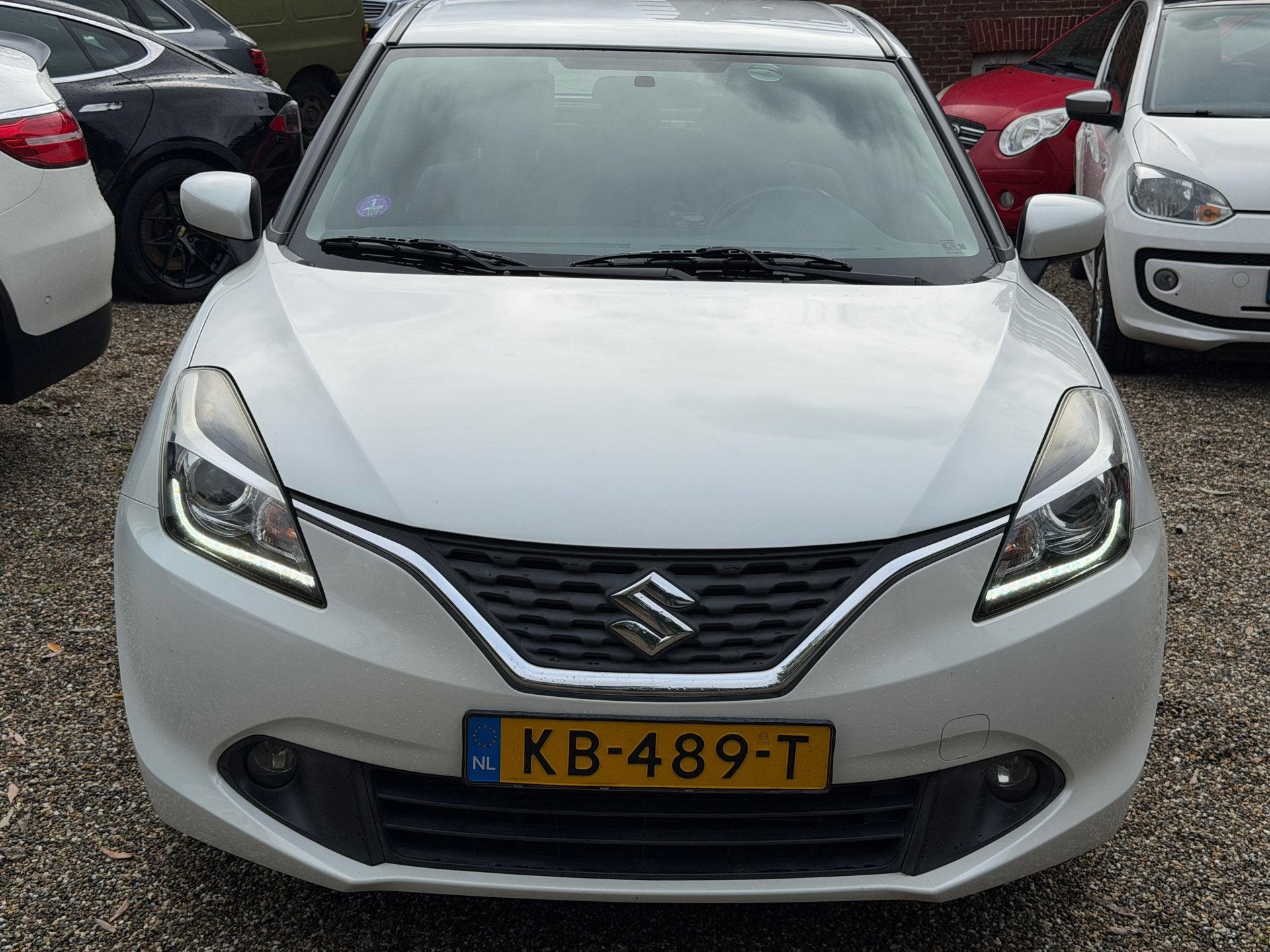 Suzuki Baleno 1.2 Exclusive Automaat Xenon Trekhaak Airco Bl, Auto's, Stof, Gebruikt, 4 cilinders, Wit