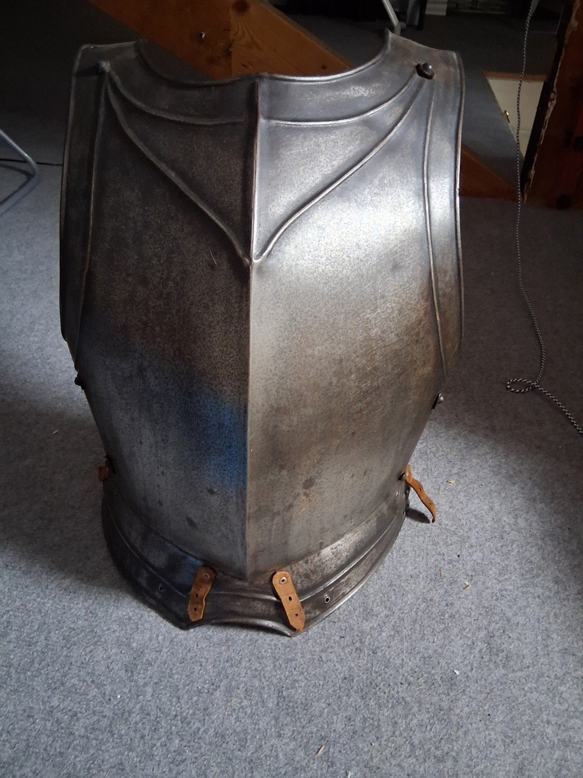 Antiek Harnas Borstplaat - Decoratief Militair Stuk, Ophalen of Verzenden, Overige soorten, Overige gebieden, Kunstobject