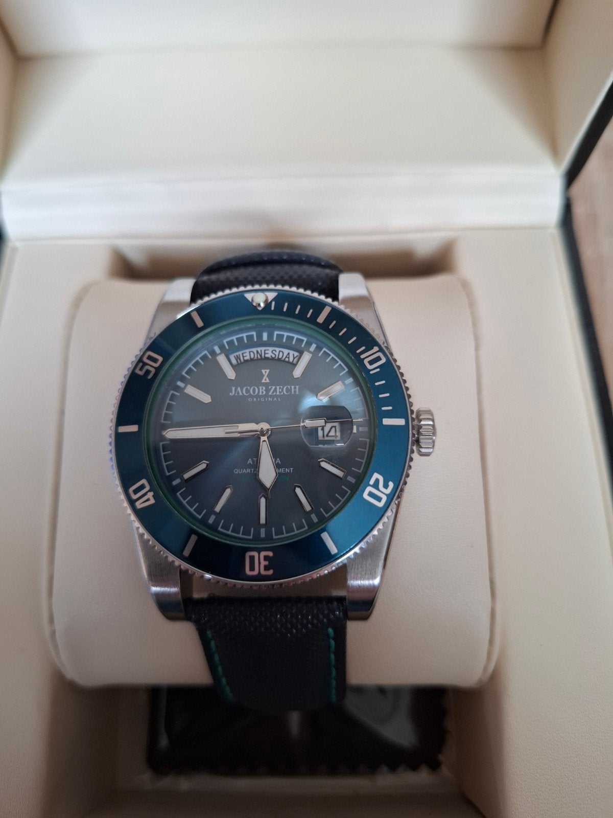 Jacob Zech horloge, Ophalen, Zo goed als nieuw, Staal, Overige merken