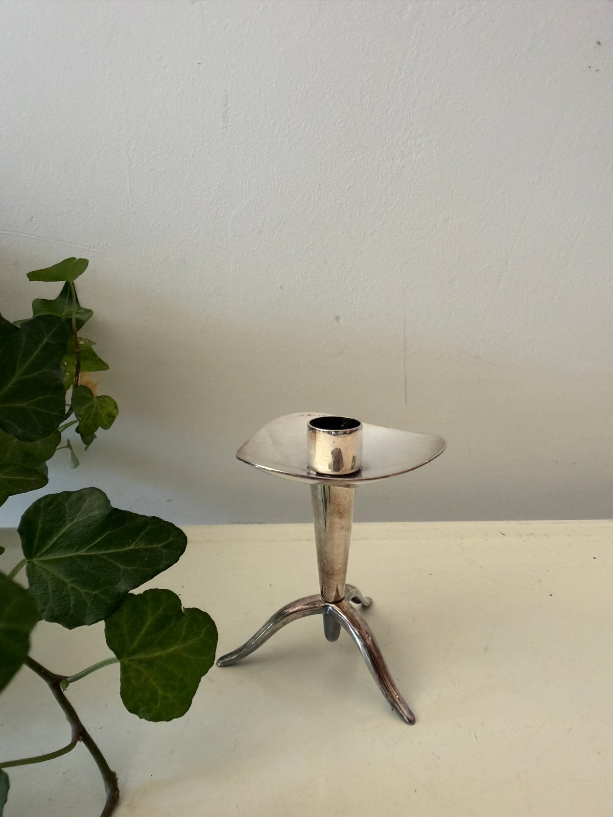 Keltum vintage design kandelaar verzilverd