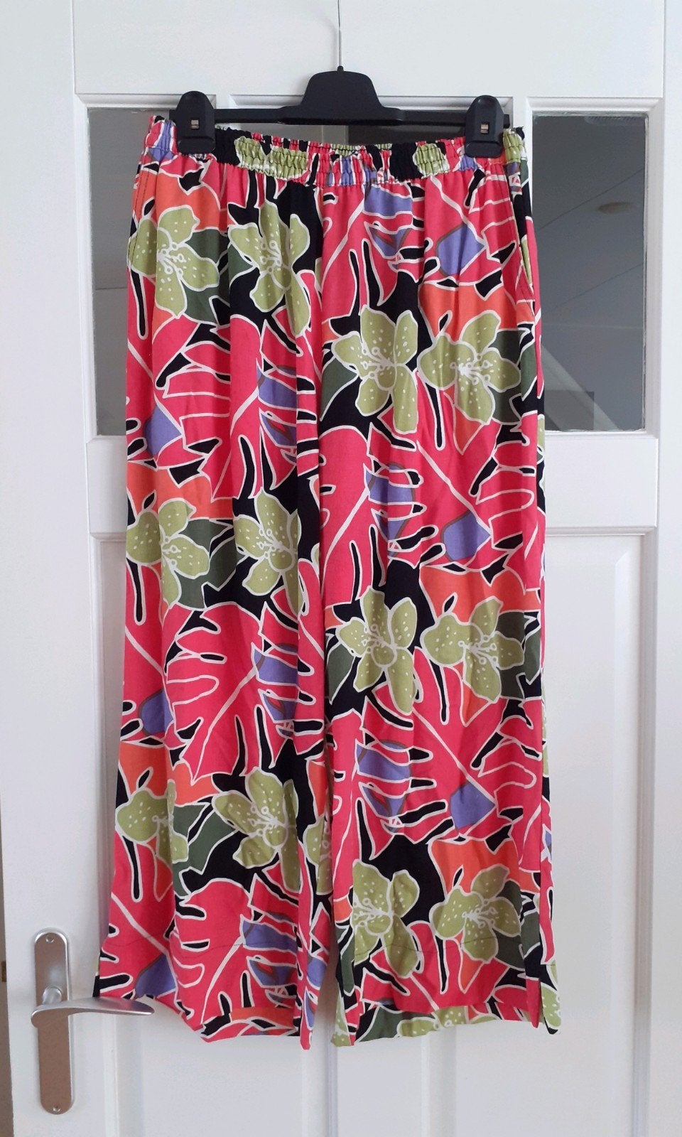 Ophilia kleurrijke broek van linnenmix maat 3=46, Overige kleuren, Maat 46/48 (XL) of groter, Ophalen of Verzenden, Zo goed als nieuw