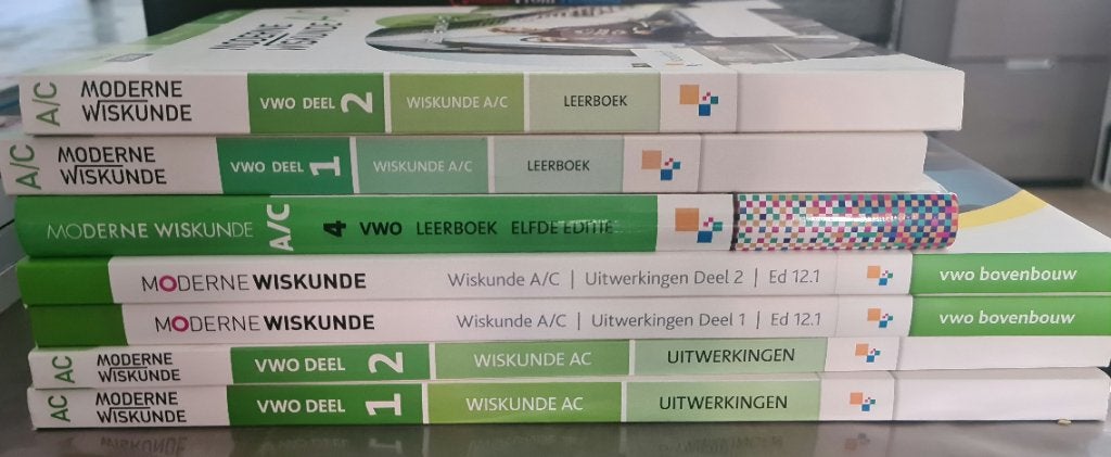 Moderne Wiskunde VWO A (/C) incl uitwerkingen, Boeken, VWO, Wiskunde A, Noordhoff, Ophalen of Verzenden