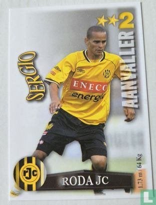 Spelerskaart Roda JC - Sergio 2003, Verzamelen, Ophalen of Verzenden, Zo goed als nieuw, Roda JC, Spelerskaart