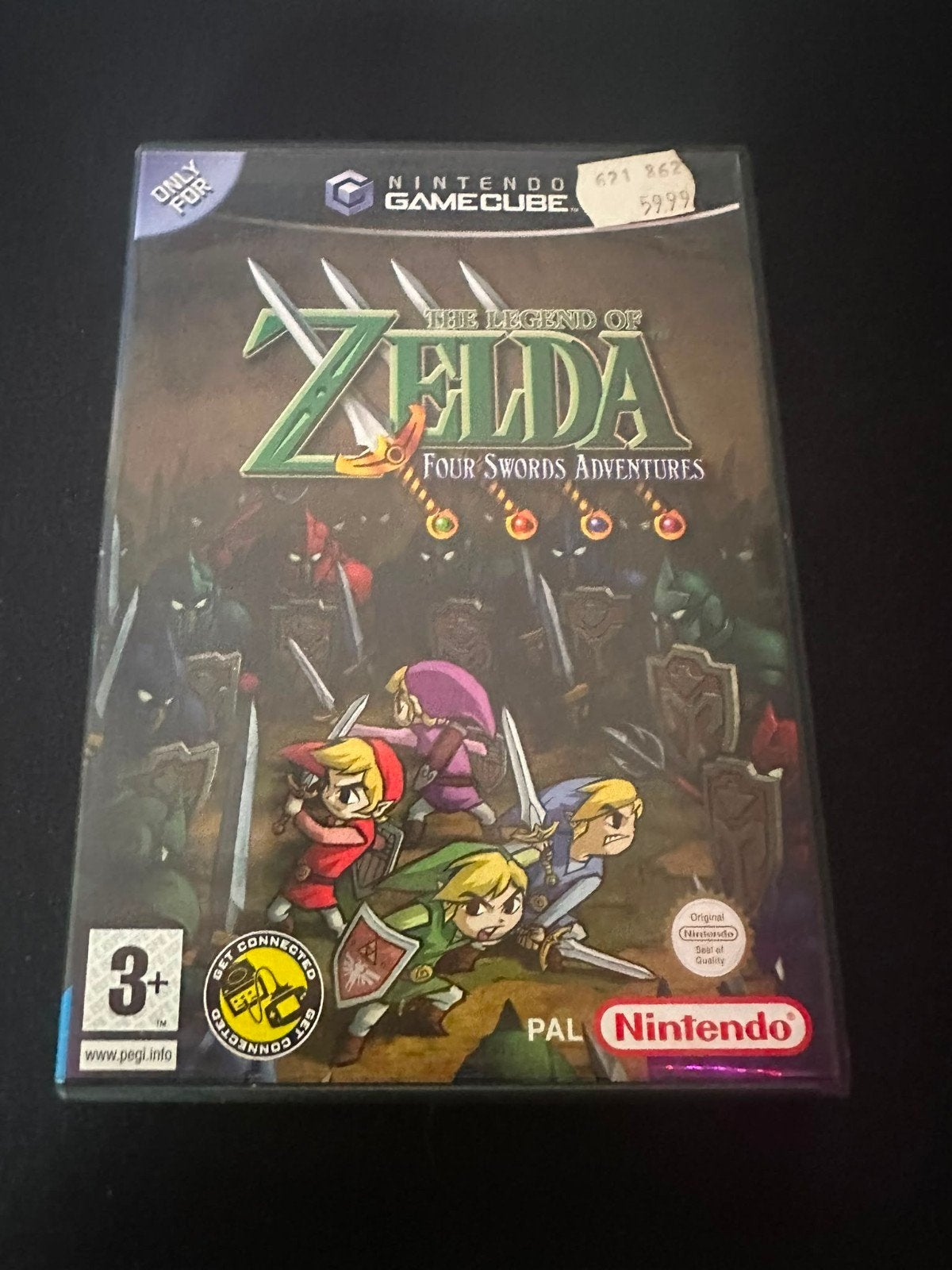The Legend of Zelda: Four Swords Adventures GameCube, Avontuur en Actie, 1 speler, Ophalen of Verzenden, Zo goed als nieuw