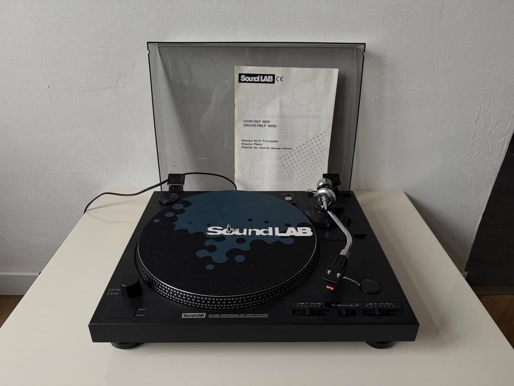 Soundlab DLP 1600 Professionele Belt Drive Platenspeler, Overige merken, Pitch-regelaar, Ophalen of Verzenden, Zo goed als nieuw