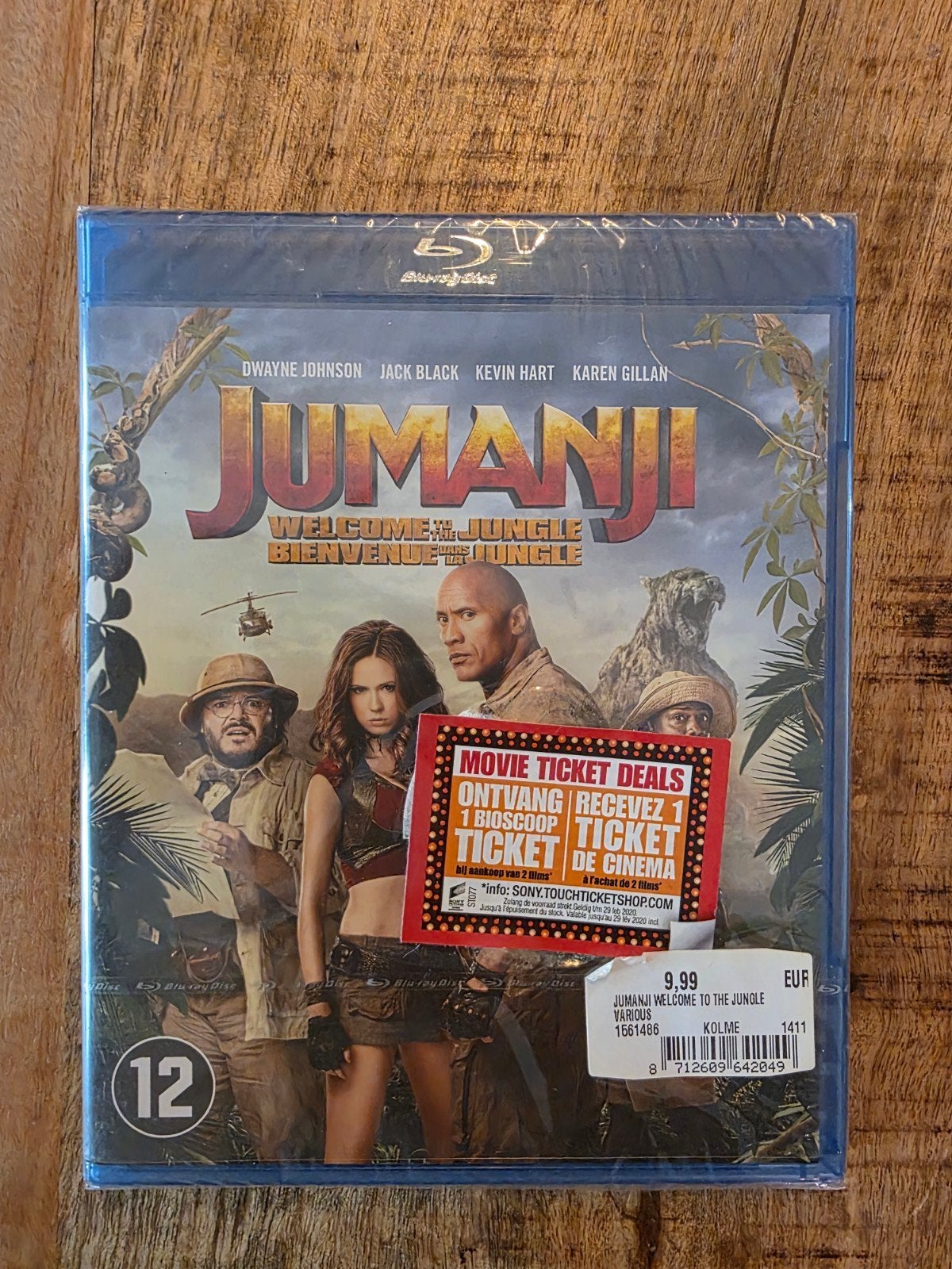 Jumanji Welcome To The Jungle Blu-ray (Geseald), Cd's en Dvd's, Ophalen of Verzenden