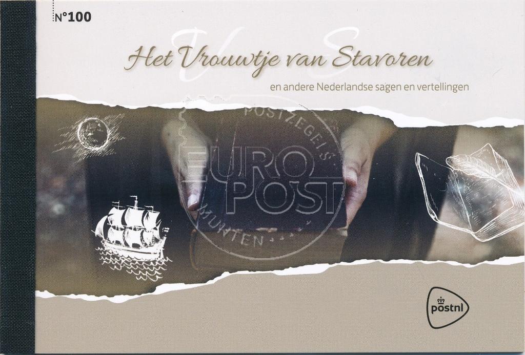 Nederland Prestigeboekje 100 postfris Vrouwtje van Stavoren, Ophalen of Verzenden, Na 1940, Postfris