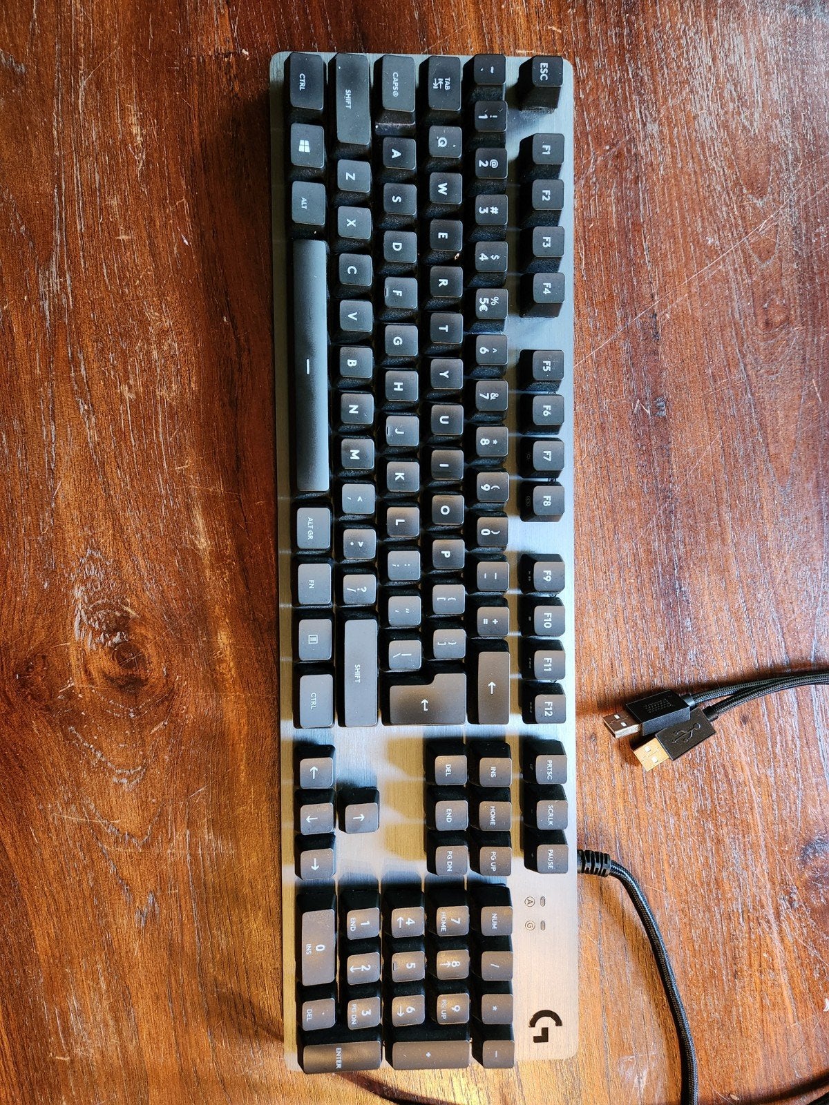 Logitech G413 Carbon Mechanisch Gaming Toetsenbord Qwerty, Gebruikt, Logitech, Ophalen of Verzenden, Qwerty