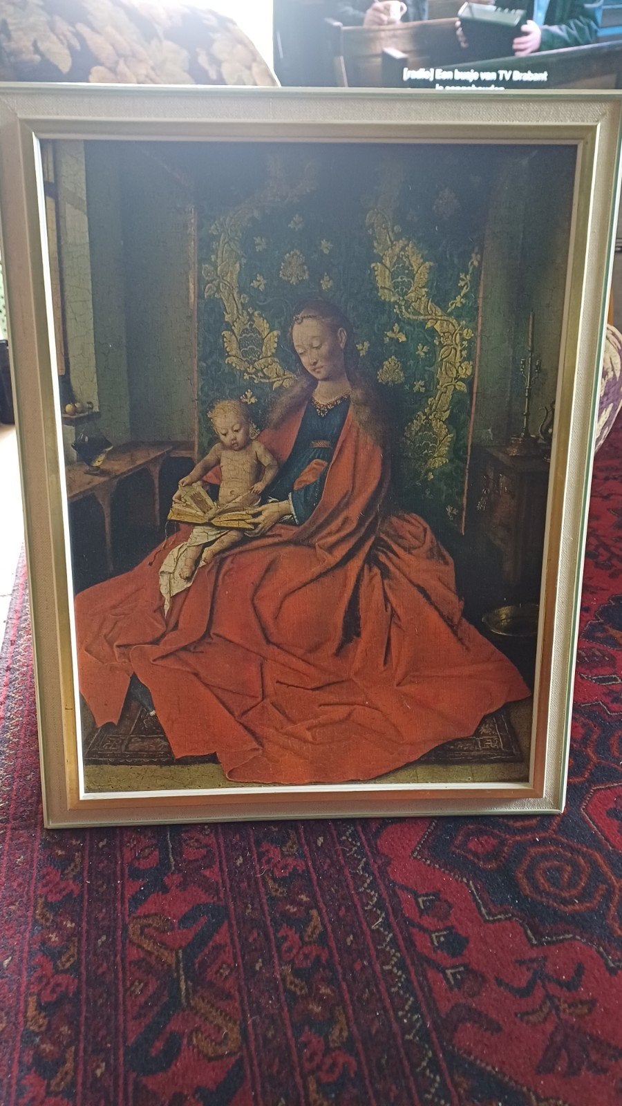 Madonna en kind van van Eyck, Ophalen, Portret of Personen