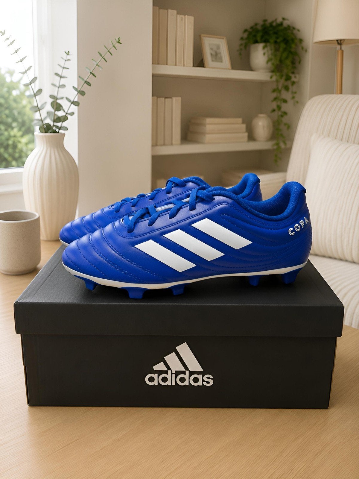 Adidas Copa FG Voetbalschoenen Blauw, Maat XS of kleiner, Schoenen, Nieuw, Ophalen of Verzenden