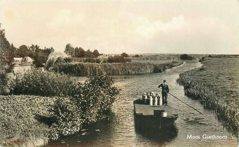 304-255-031 Giethoorn Mooi Giethoorn, Verzenden, Voor 1920, Overijssel