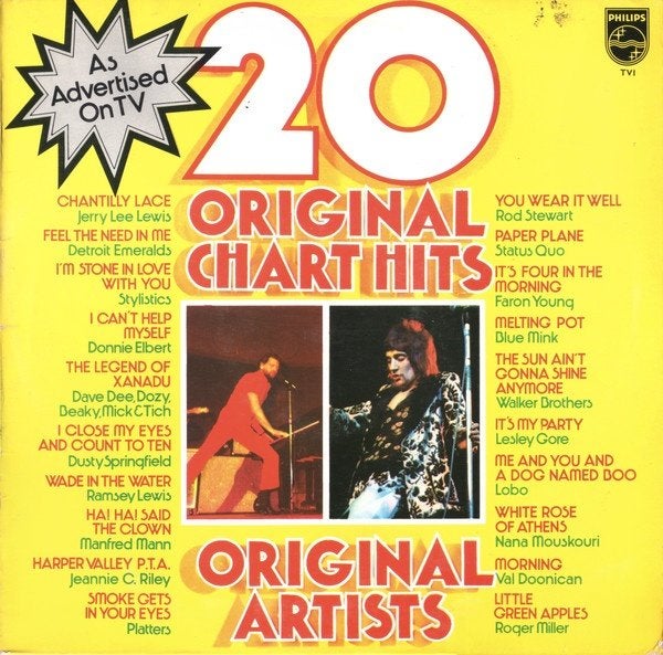 LP - 20 Original Chart Hits (1972), LP, Gebruikt, Ophalen of Verzenden, Pop