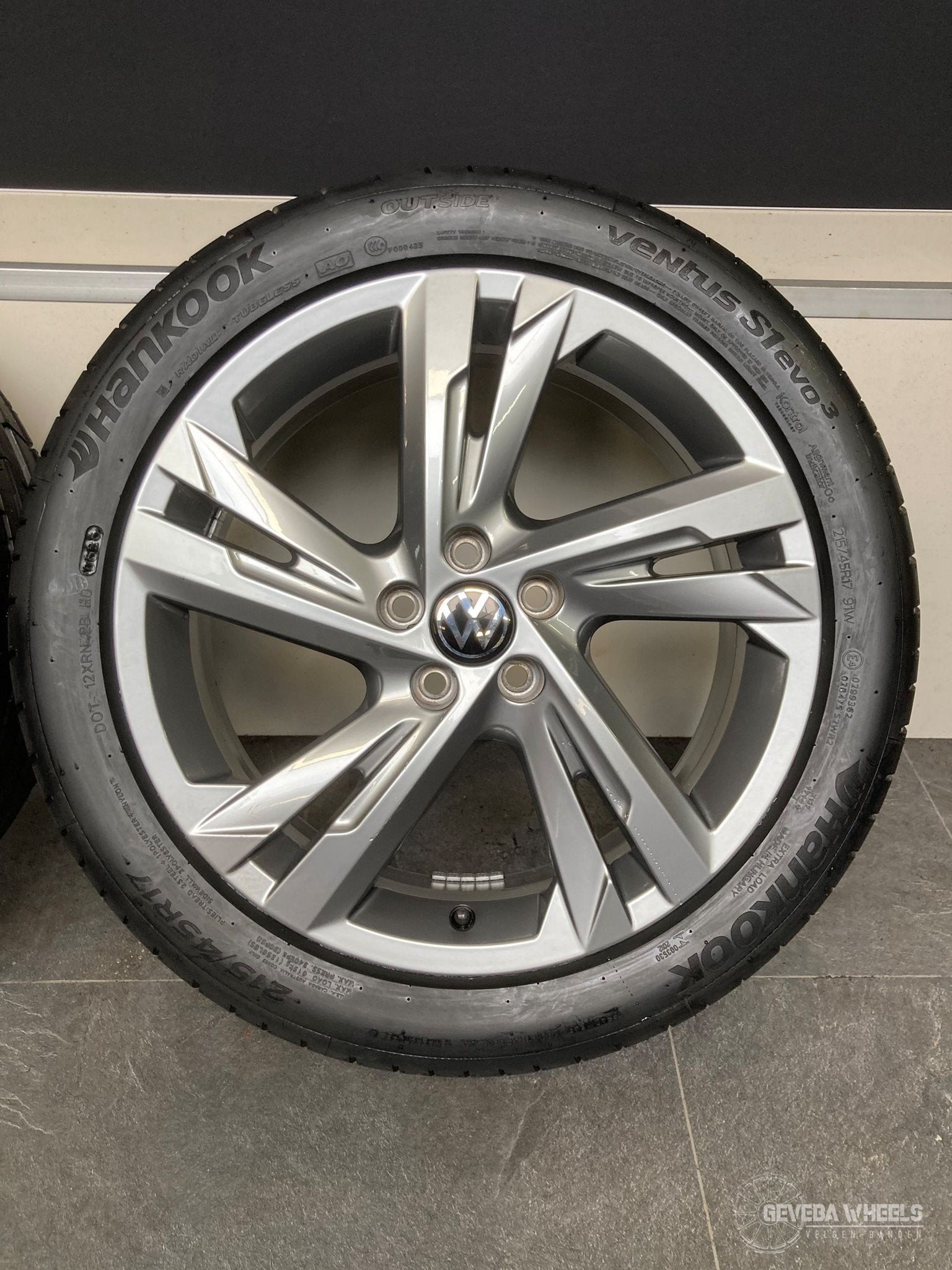 17” originele Volkswagen Polo 2G0 Valencia velgen + banden, -, -, Banden en Velgen, 17 inch