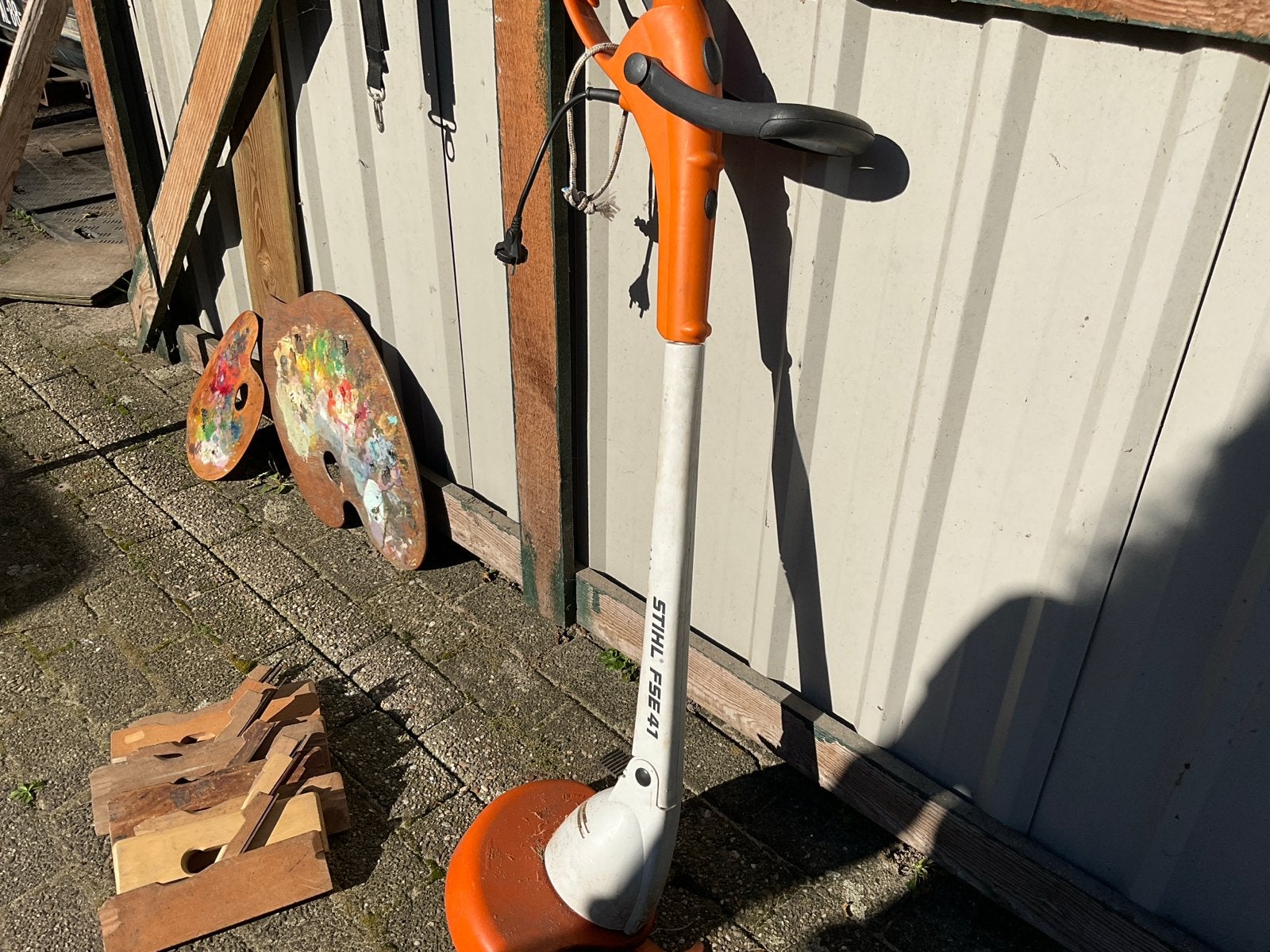 Stihl FSE 41 Elektrische Grastrimmer -, Tuin en Terras, Ophalen of Verzenden, Zo goed als nieuw, 30 tot 50 cm, Elektrisch