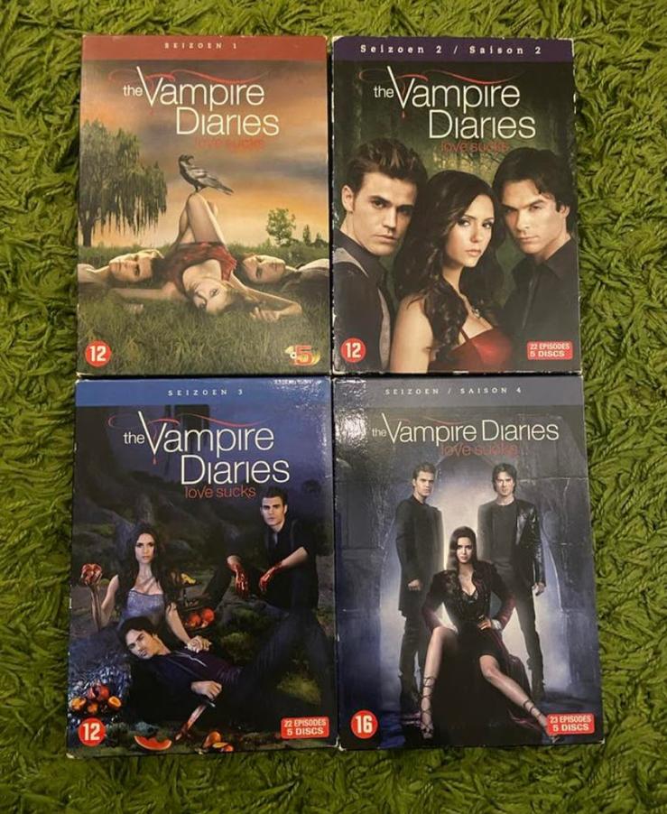Vampire diaries seizoenen 1-4, Ophalen of Verzenden, Gebruikt, Boxset