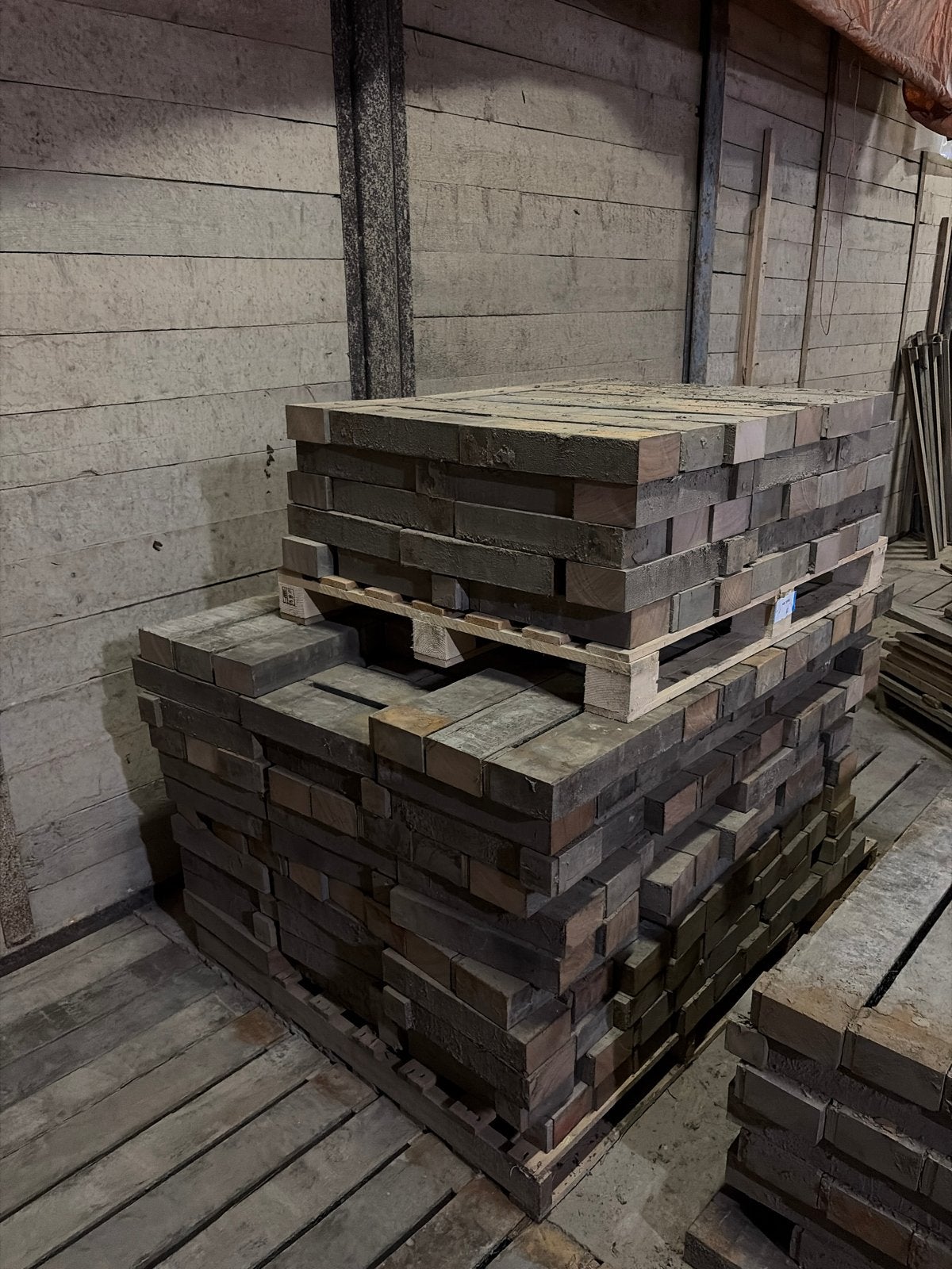 Gebruikte houten balken en planken hardhout en vuren, Ophalen, Gebruikt, 50 mm of meer, Balk