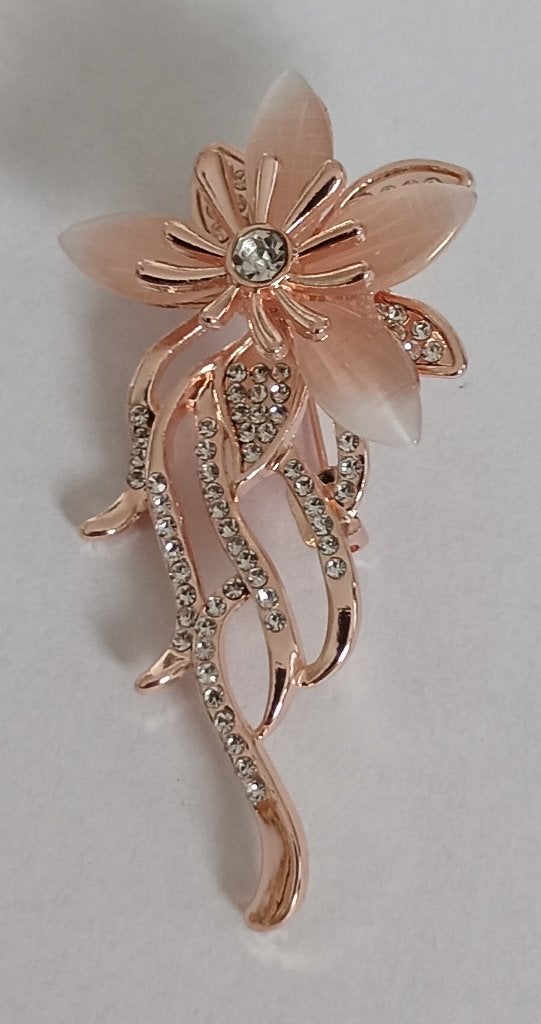 Bloem broche, Overige materialen, 4 tot 7 cm, Overige kleuren, Nieuw