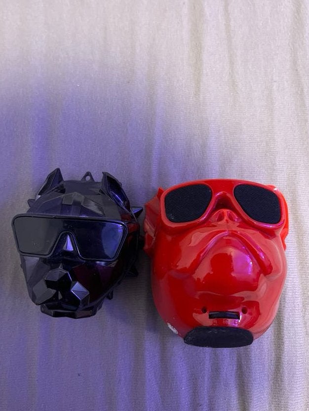 2x Draagbare Bluetooth Speakers - Hond Design, Audio, Tv en Foto, Luidsprekers, Overige merken, Gebruikt, Ophalen of Verzenden