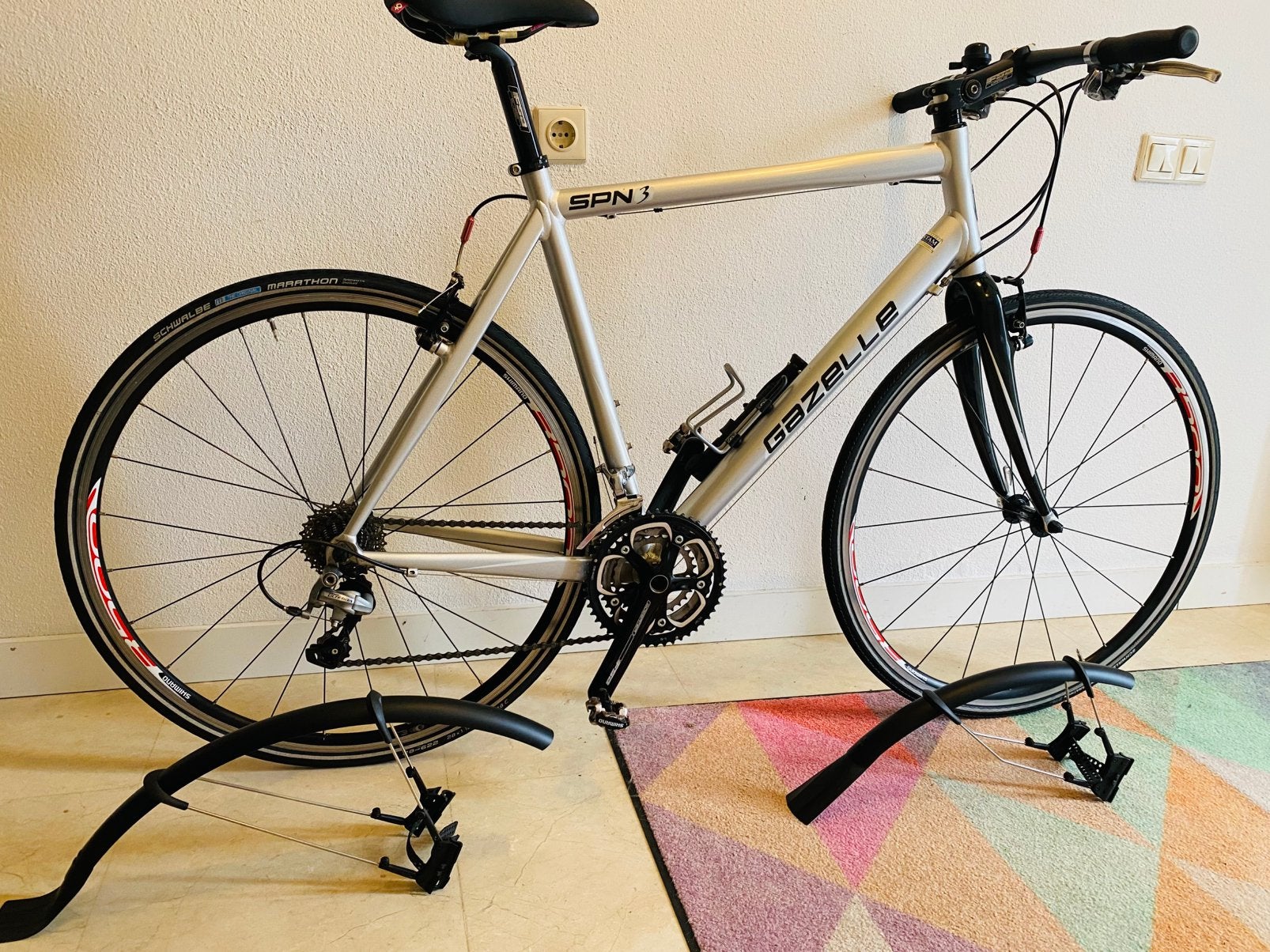Mooie Gazelle SPN 3 heren wielrenfiets, Fietsen en Brommers, Fietsen | Heren | Sportfietsen en Toerfietsen, Ophalen, 28 inch, Gebruikt