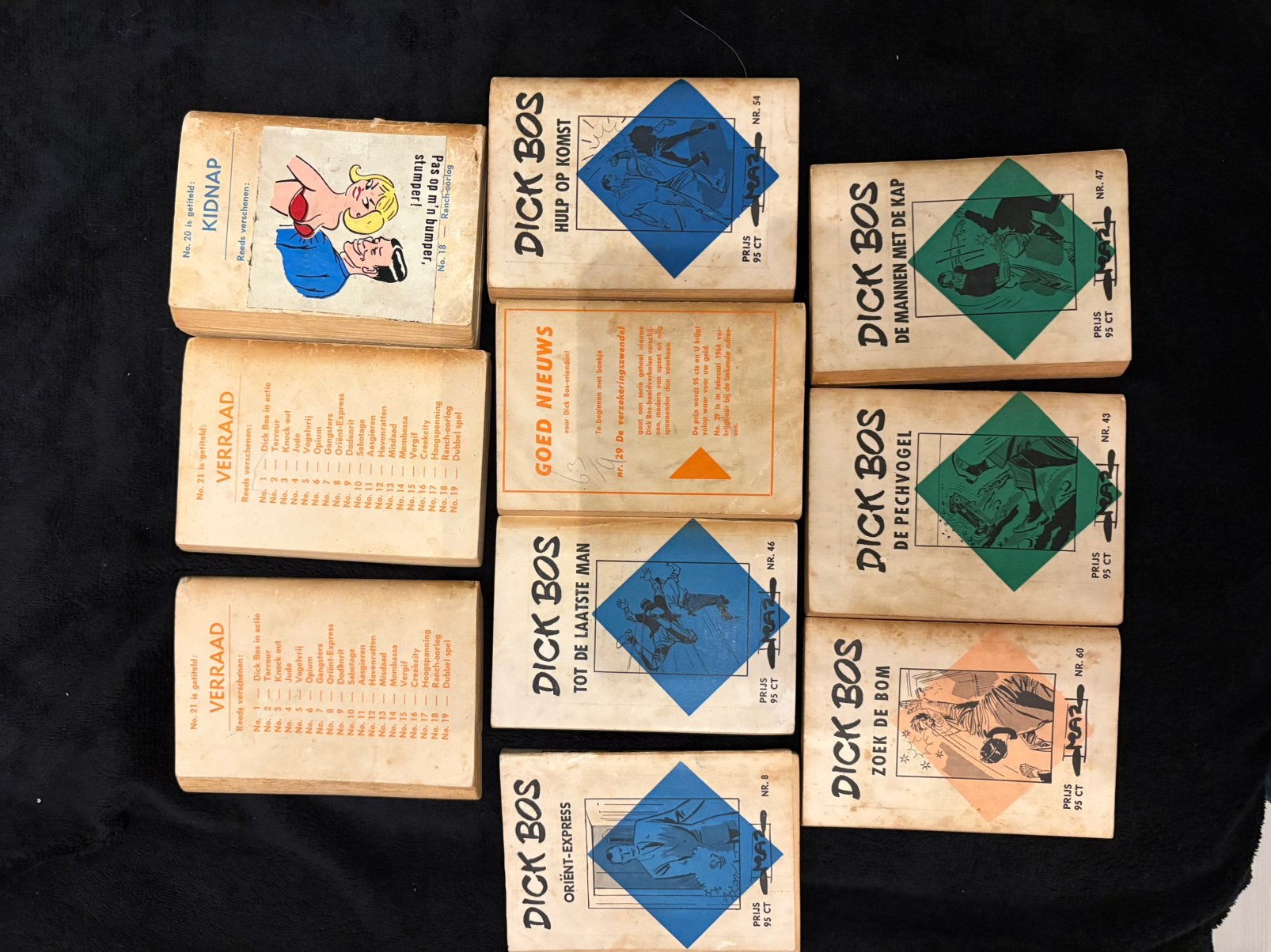 Dick Bos stripboekjes, Meerdere stripboeken, Verzenden, Gelezen