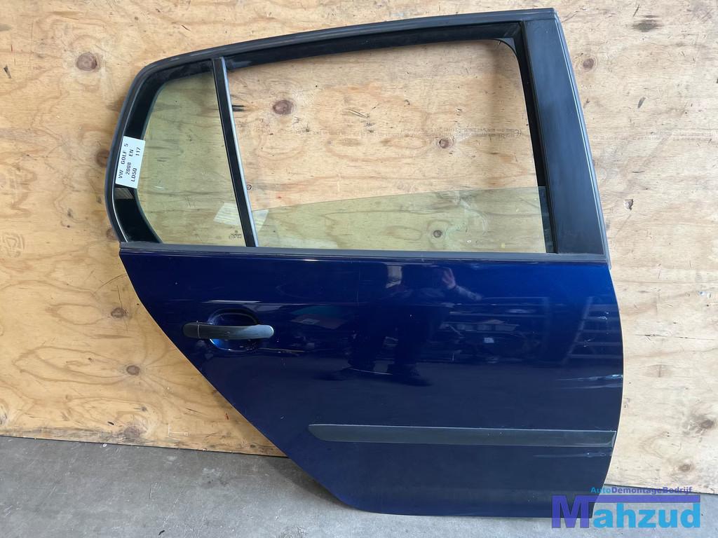 VW GOLF 5 Blauw LD5Q Rechts achter deur 2003-2009, Gebruikt, Volkswagen AG, Achter, Berliner Ring 2
38440  Wolfsburg, DE