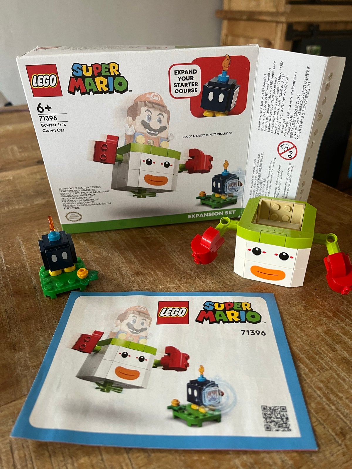 LEGO Super Mario 71396 Bowser Jr.'s Clown Car, Lego, Ophalen of Verzenden, Zo goed als nieuw, Compleet