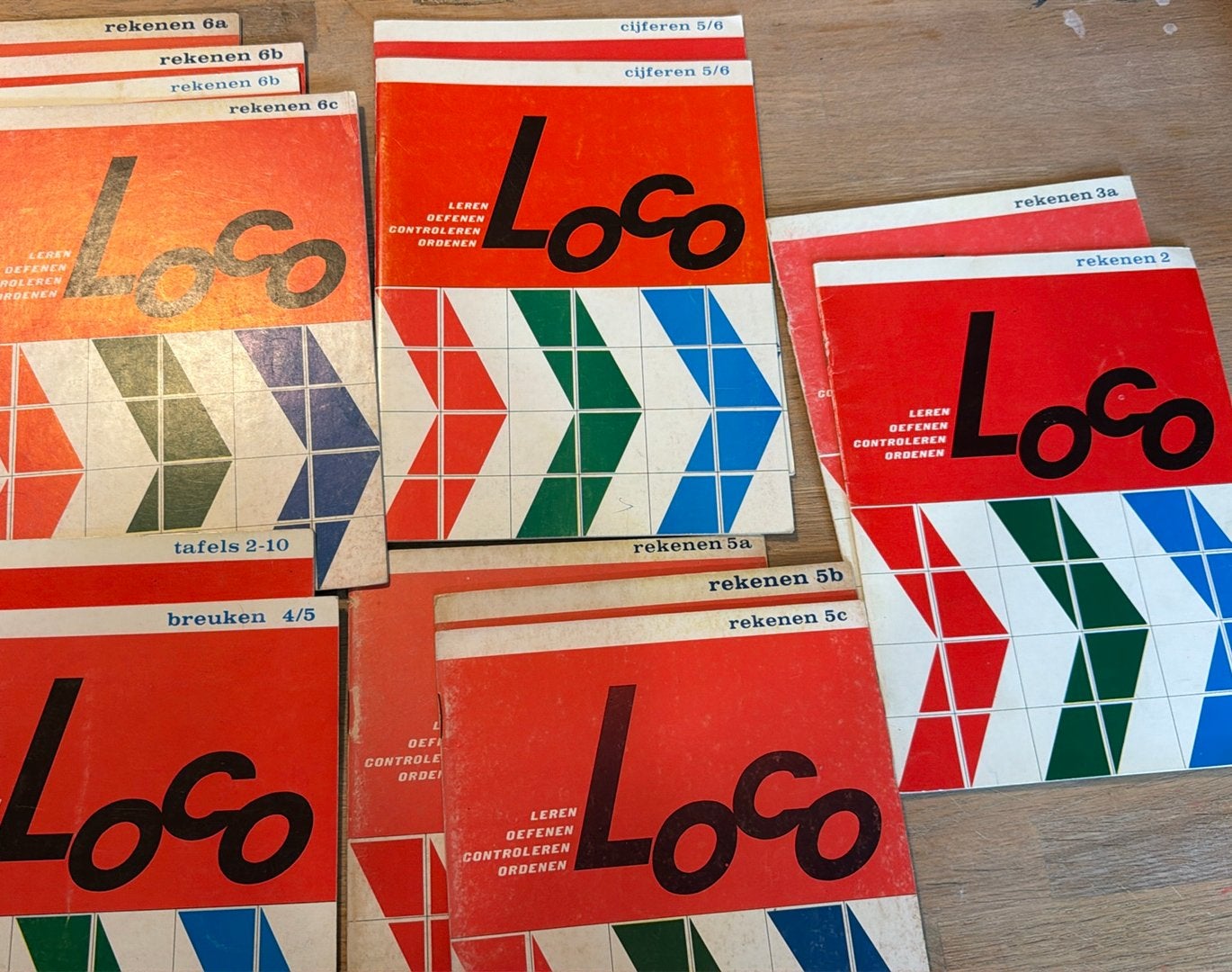 Grote partij vintage Loco rekenboekjes – oude uitgaven, Kinderen en Baby's, Ophalen of Verzenden, Gebruikt, Rekenen