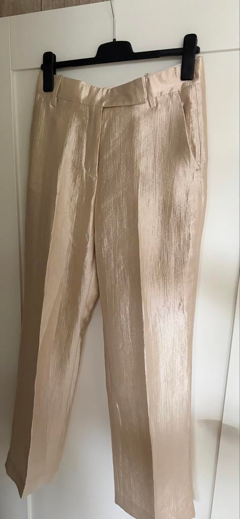 Arket goudkleurige zomerbroek maat 38, Maat 38/40 (M), Beige, Ophalen of Verzenden, Zo goed als nieuw