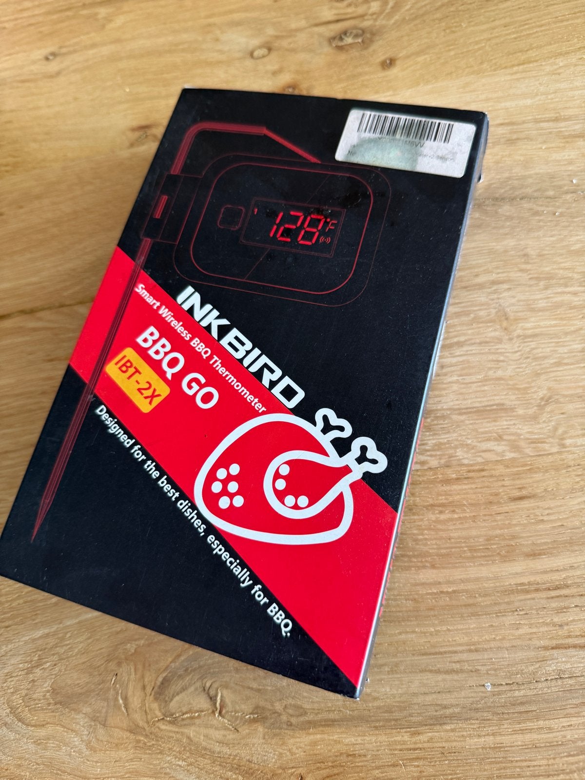 Inkbird BBQ GO IBT-2X Smart Draadloze BBQ Thermometer, Ophalen of Verzenden, Zo goed als nieuw