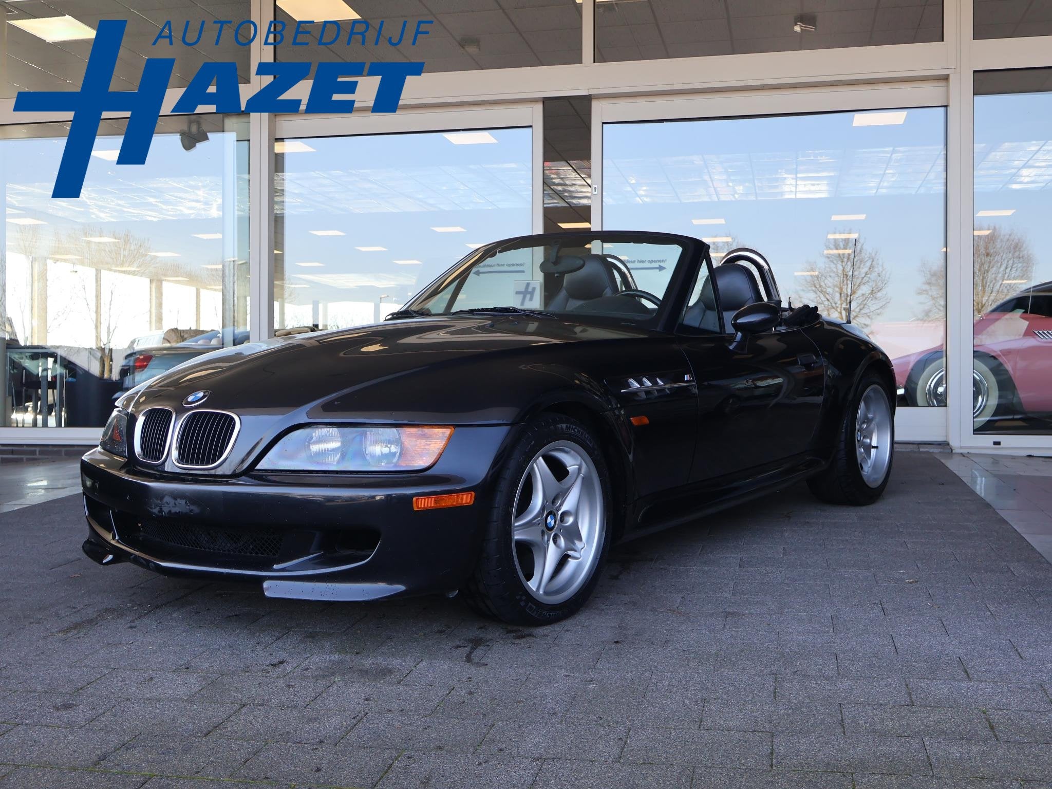BMW Z3 Roadster Z3M 3.2M HANDGESCHAKELD USA TITLE / GEEN NL, Auto's, BMW, Achterwielaandrijving, Gebruikt, Cabriolet, Zwart