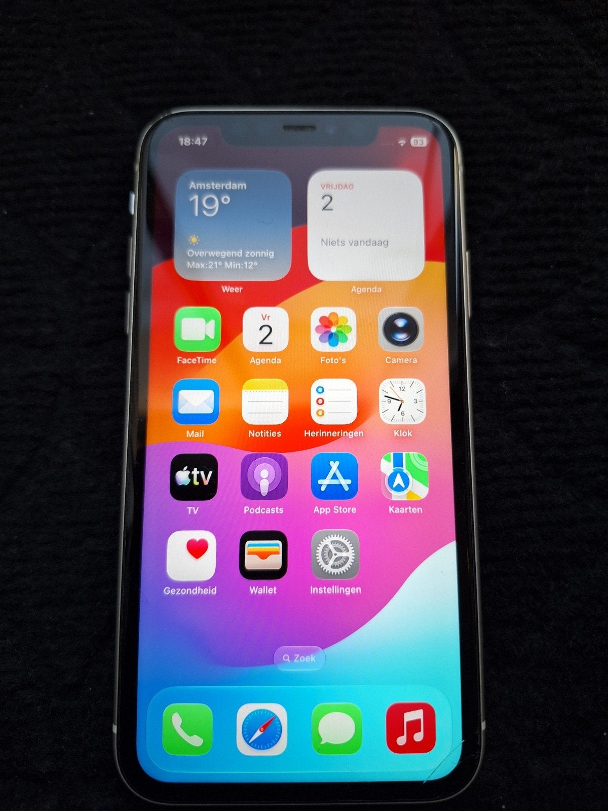 Iphone 11 64GB Wit, Telecommunicatie, Ophalen, Gebruikt, Wit, 88 %