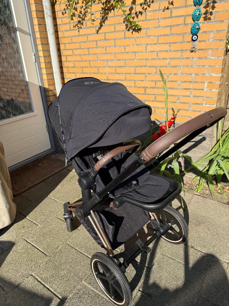Complete Cybex Priam 4 + Cloud Z2 set – Rose Gold, Kinderen en Baby's, Kinderwagens en Combinaties, Zo goed als nieuw, Combiwagen
