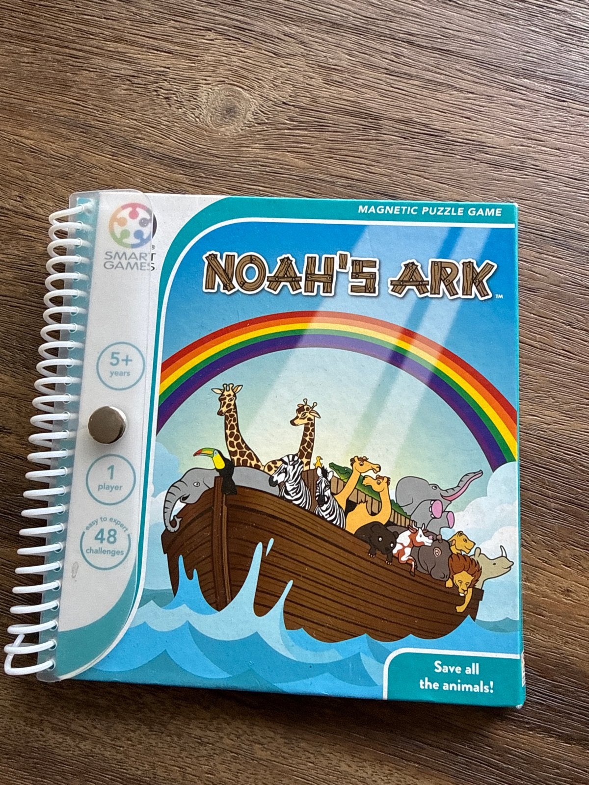 SmartGames Noah's Ark Magnetisch Puzzelspel, Ophalen of Verzenden, Minder dan 500 stukjes, Zo goed als nieuw, Rubik's of 3D-puzzel